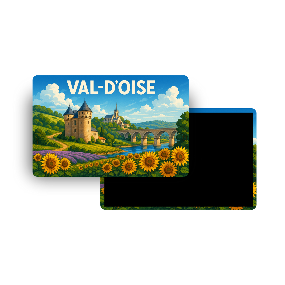 M800K Magnet Touristique Départements et Régions de France - Val d'Oise