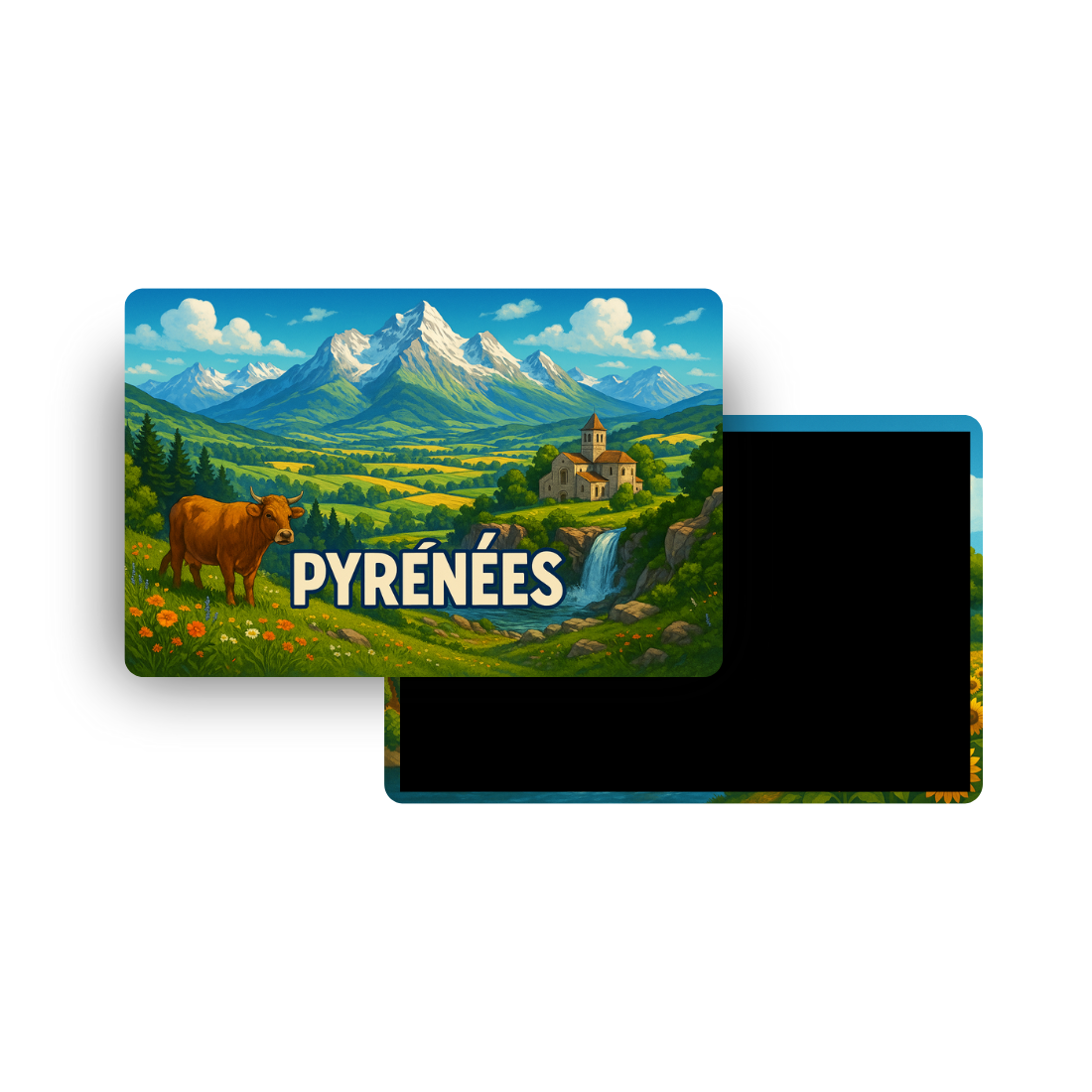 M800R Magnet Touristique Départements et Régions de France - Pyrénées