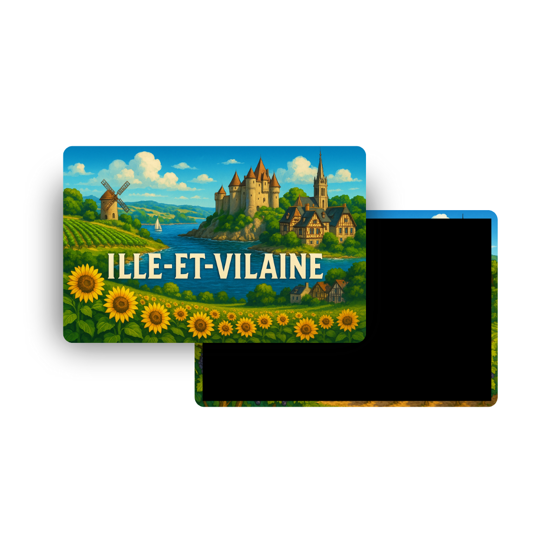 M849 Magnet Touristique Départements et Régions de France - Ille et Vilaine