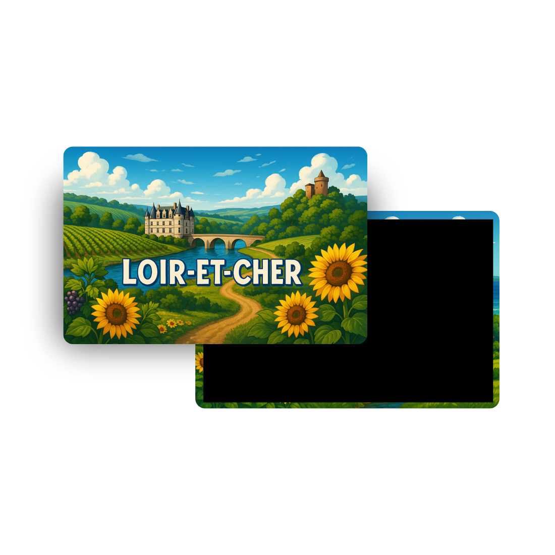 M855 Magnet Touristique Départements et Régions de France - Loir et Cher