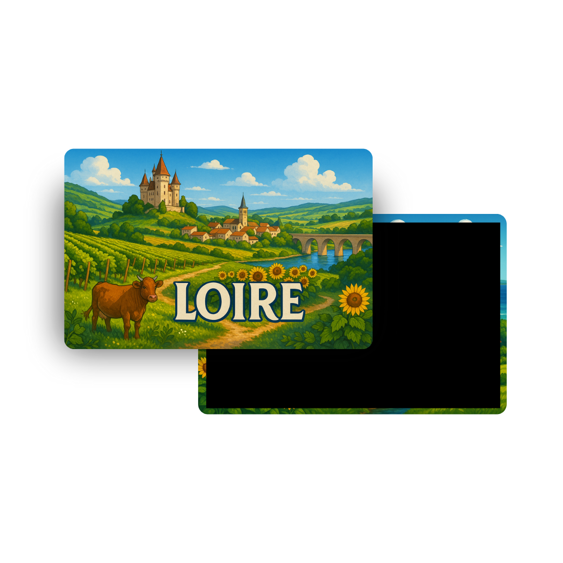 M856 Magnet Touristique Départements et Régions de France - Loire