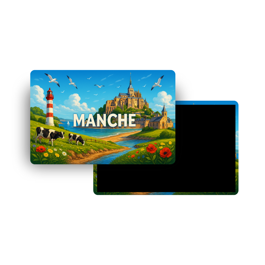 M864 Magnet Touristique Départements et Régions de France - Manche