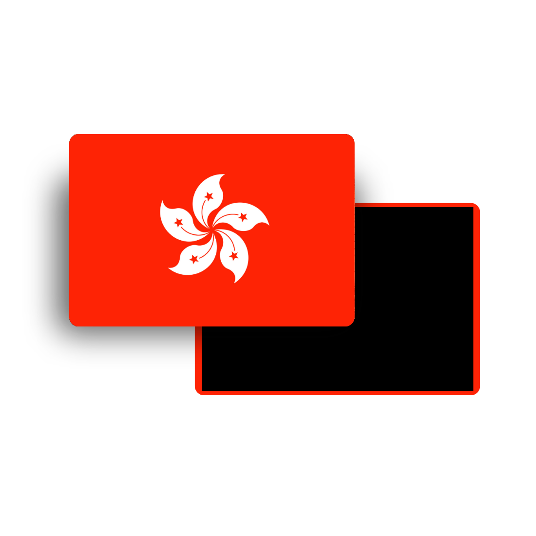 M900Y Magnet Drapeau Pays du Monde - Hong Kong