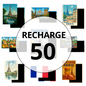 Recharge de 50 Magnets touristiques personnalisés – Votre ville ou village (Réservé Pro)