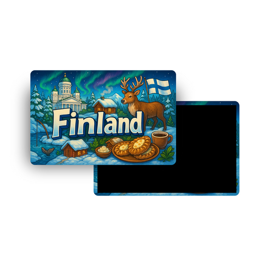 M343 Magnet Touristique Pays du Monde - Finlande (Finland)