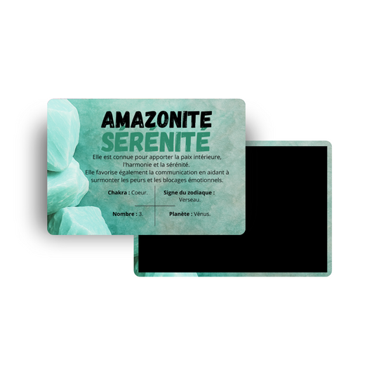 M603 Magnet Lithothérapie - Amazonite