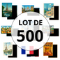 Pack de 500 Magnets touristiques personnalisés – Votre ville ou village (Réservé Pro)