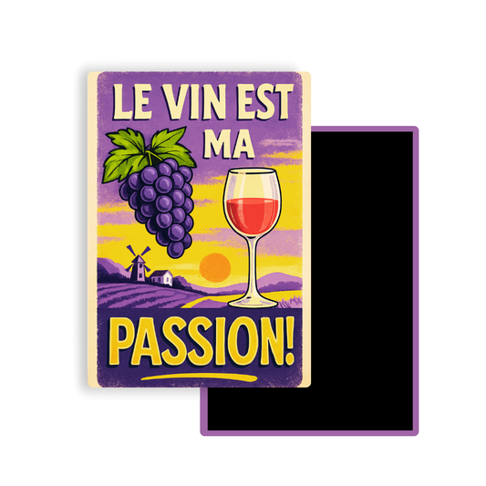 M034 Magnet Le vin est ma Passion