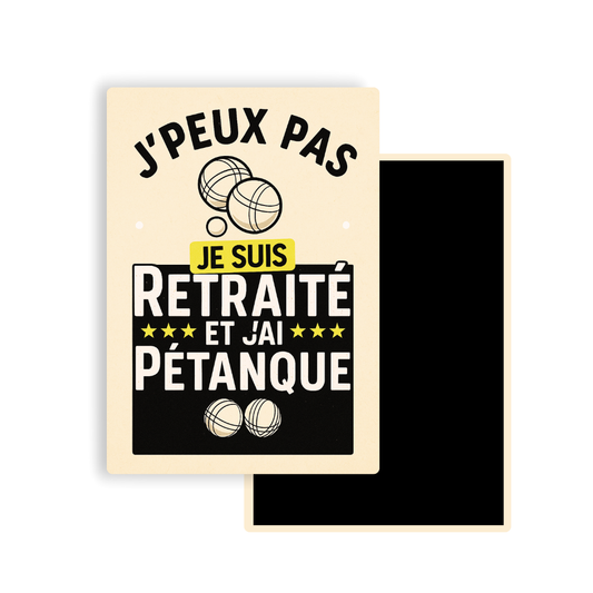 M035 Magnet J'peux pas je suis retraité