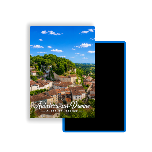 M1007 Magnet Touristique Aubeterre sur Dronne - Village