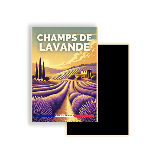 M212 Magnet Spécialités Régionales Sud de France Champs de Lavande