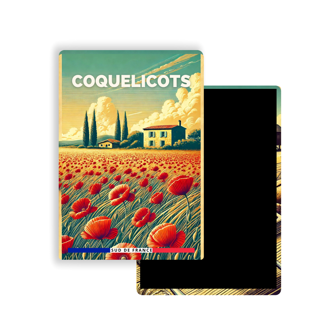 M215 Magnet Spécialités Régionales Sud de France Coquelicots