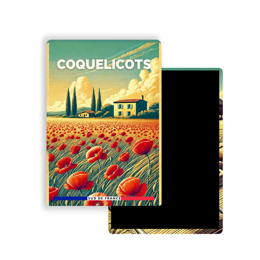 M215 Magnet Spécialités Régionales Sud de France Coquelicots