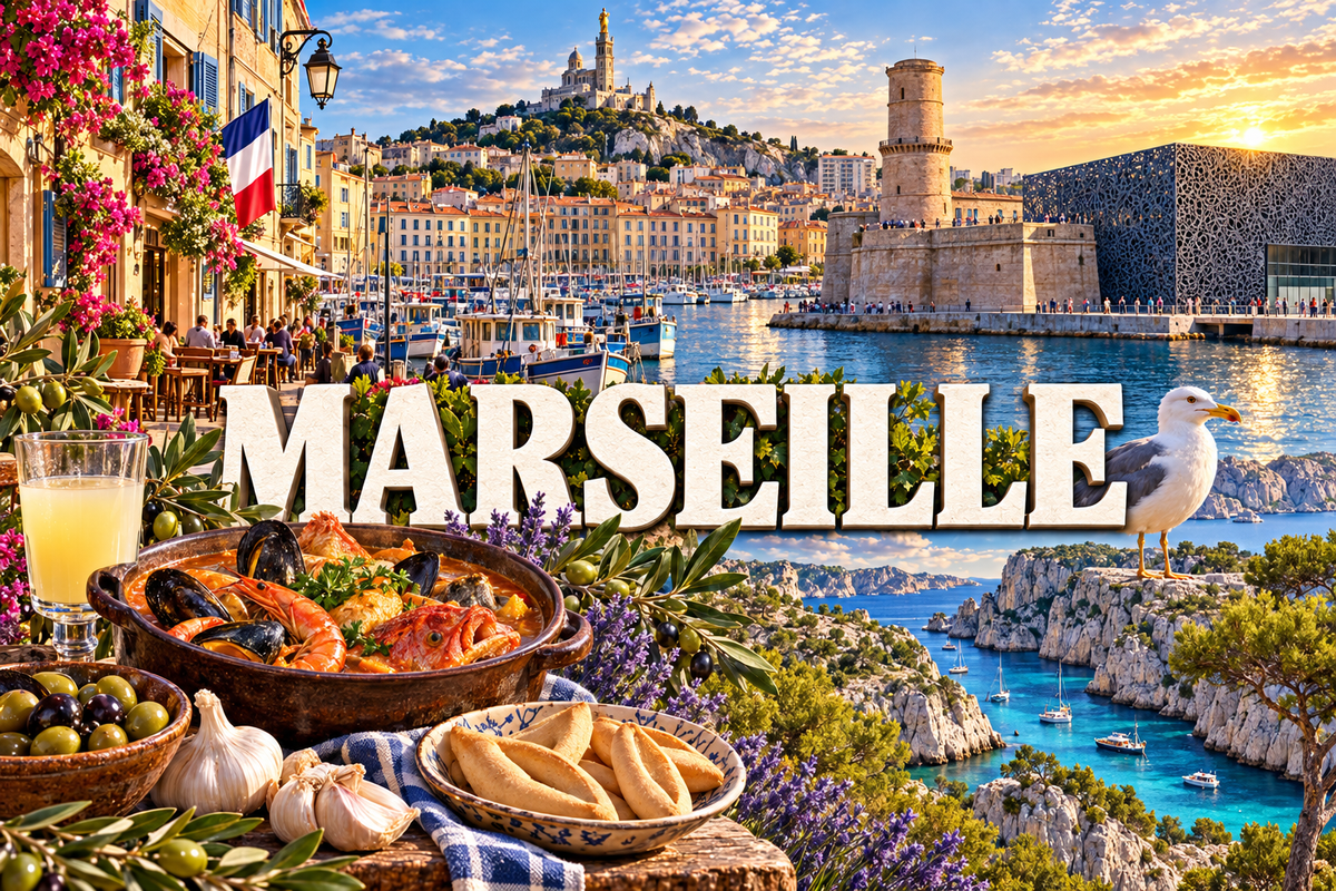 M2204 Magnet ville de France Marseille