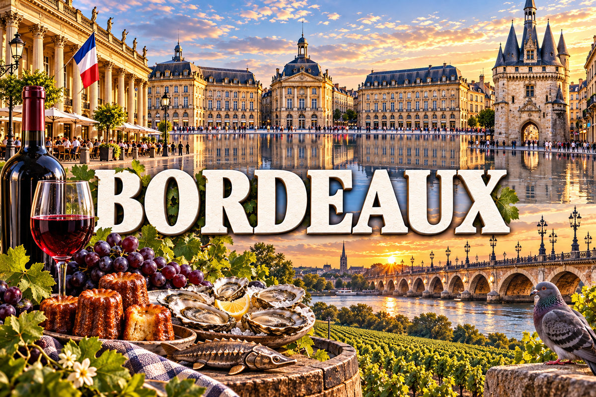 M2205 Magnet ville de France Bordeaux