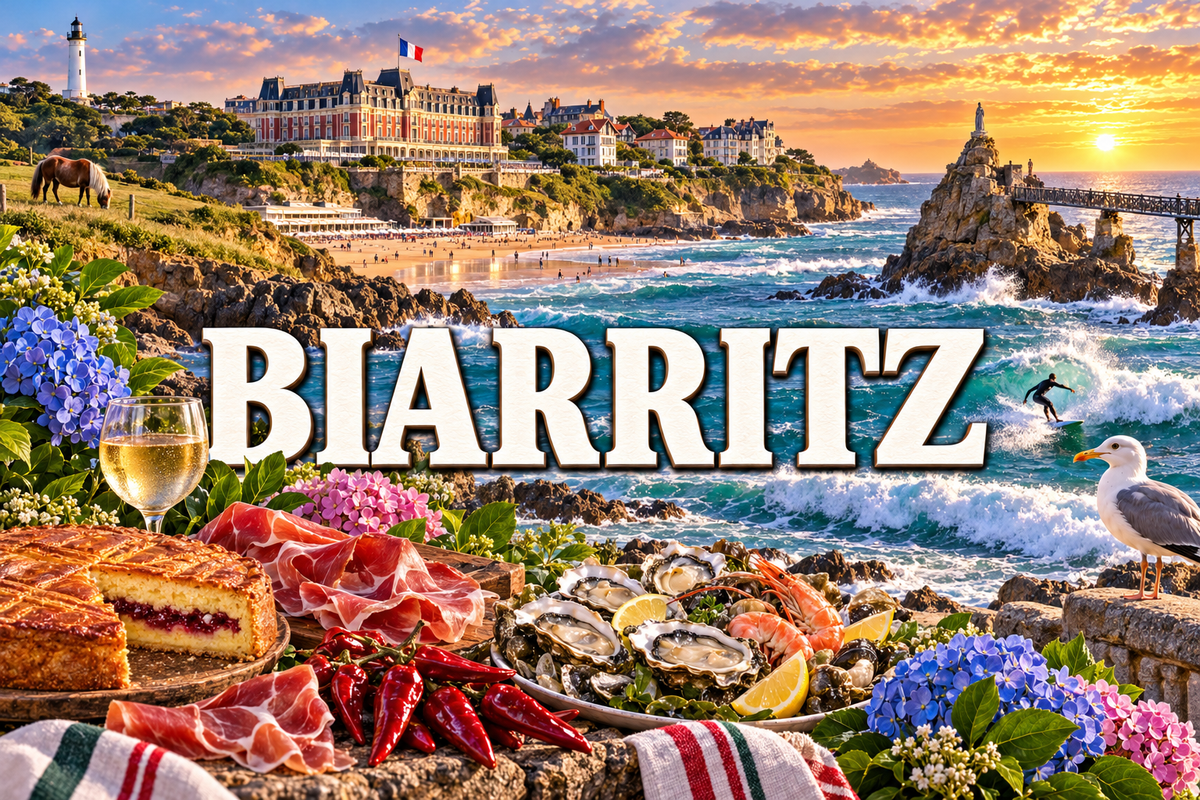 M2215 Magnet ville de France Biarritz