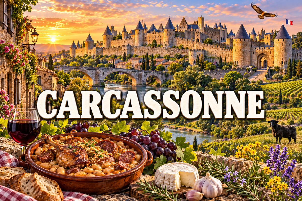 M2219 Magnet ville de France Carcassonne