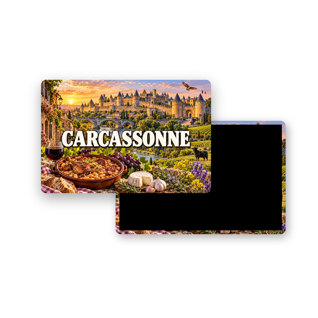 M2219 Magnet ville de France Carcassonne