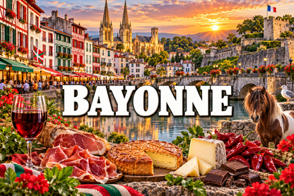 M2237 Magnet ville de France Bayonne