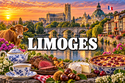 M2251 Magnet ville de France Limoges