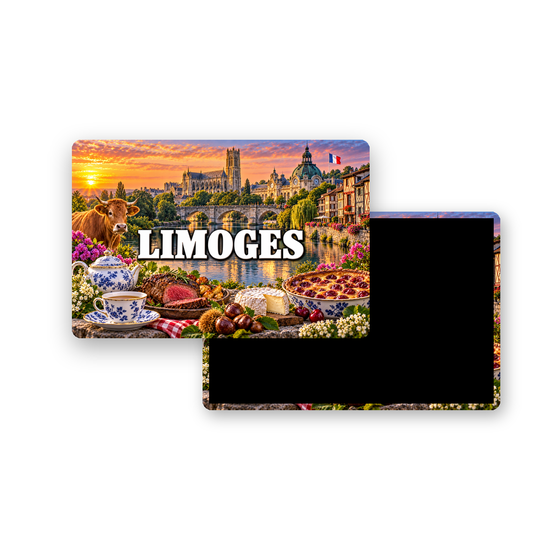 M2251 Magnet ville de France Limoges