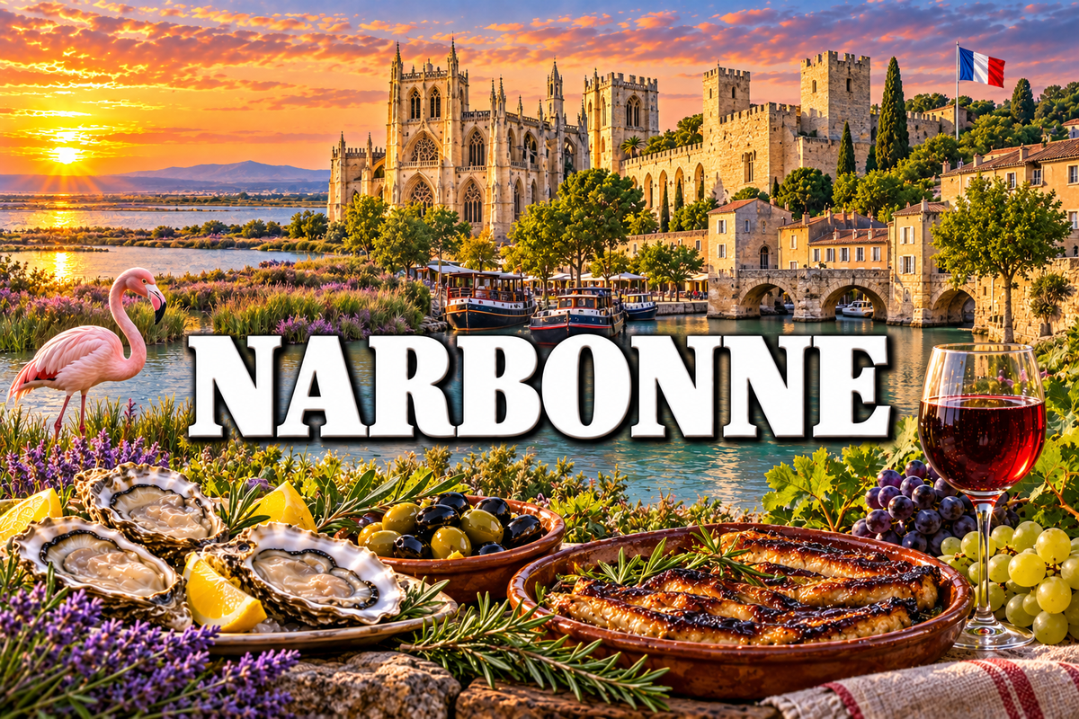 M2253 Magnet ville de France Narbonne