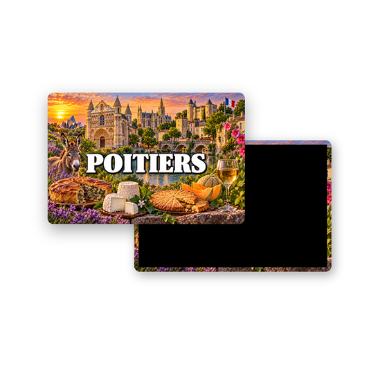 M2255 Magnet ville de France Poitiers