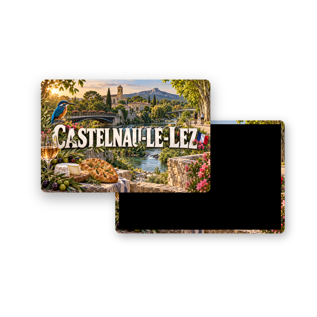 M2258 Magnet ville de France Castelnau-le-Lez