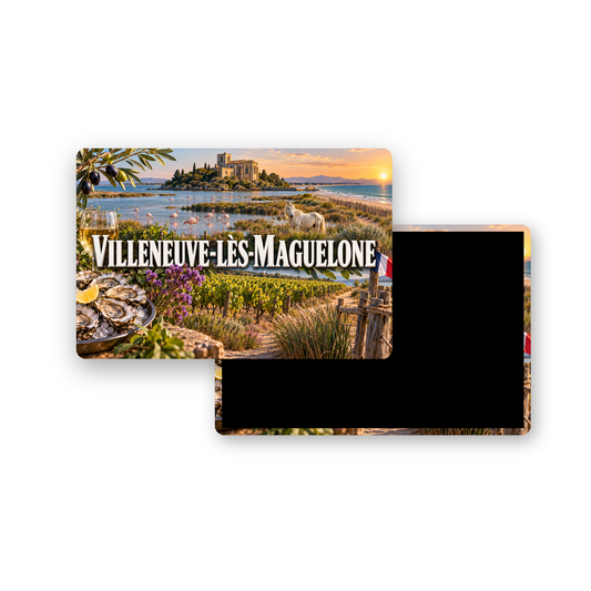 M2264 Magnet ville de France Villeneuve-lès-Maguelone