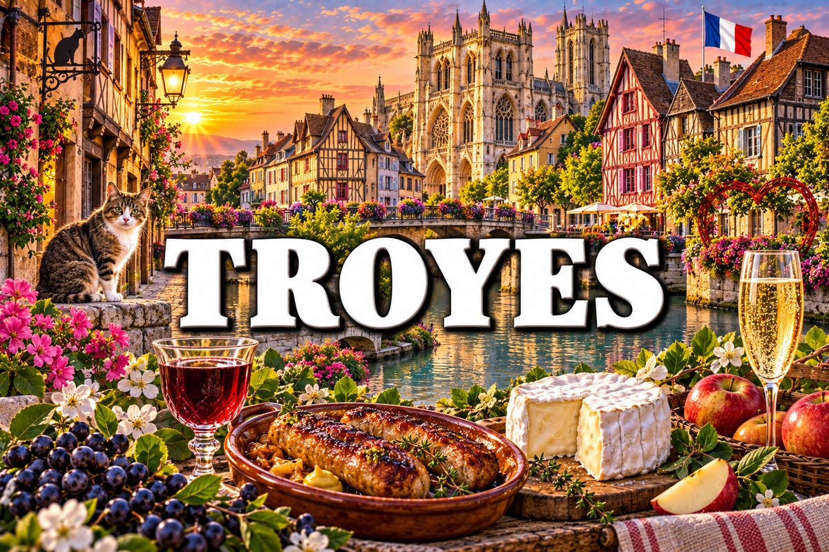 M2265 Magnet ville de France Troyes
