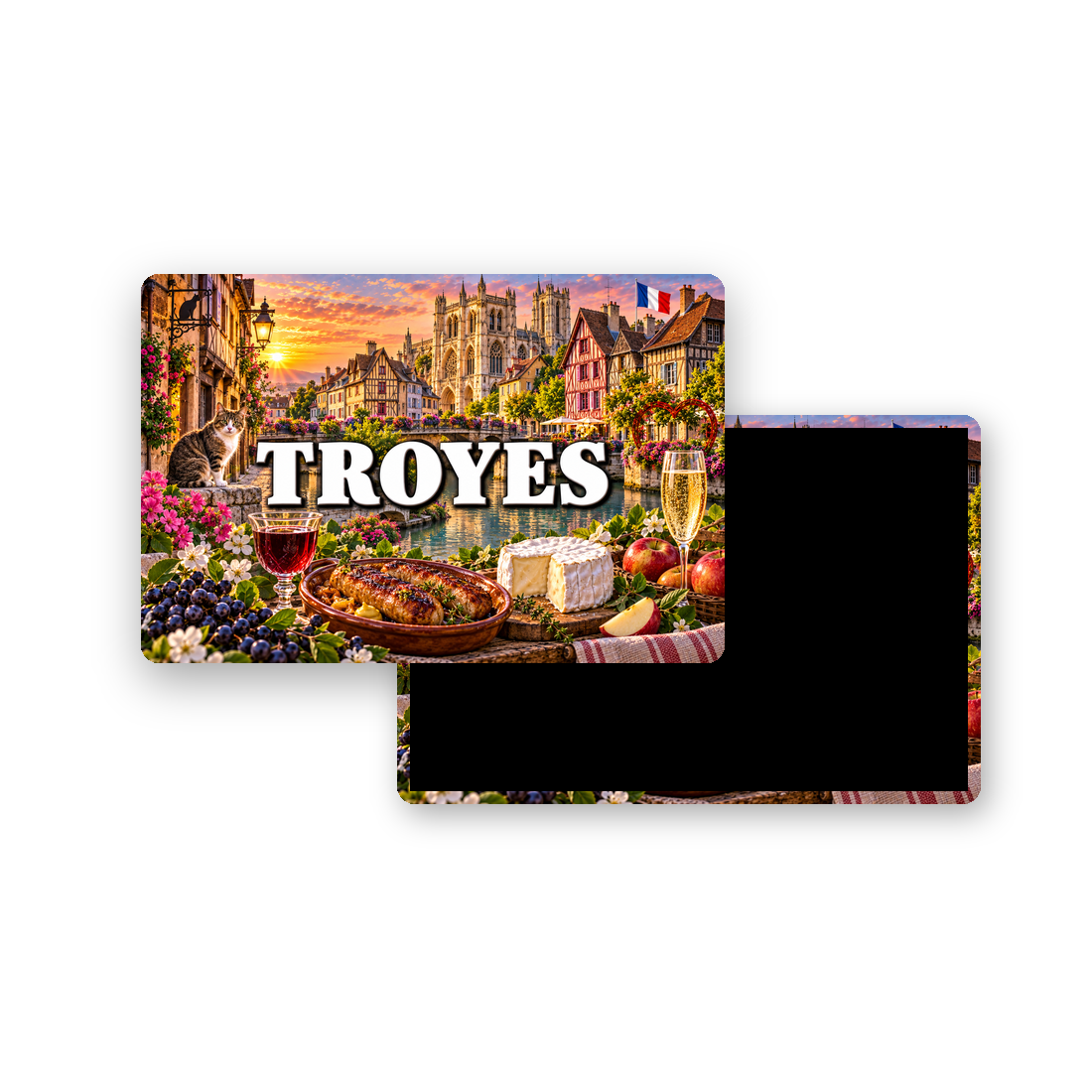 M2265 Magnet ville de France Troyes