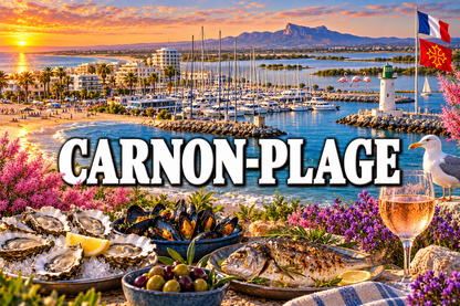M2268 Magnet ville de France Carnon-Plage