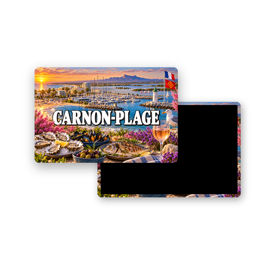 M2268 Magnet ville de France Carnon-Plage