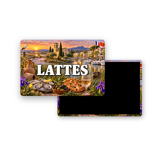 M2275 Magnet ville de France Lattes