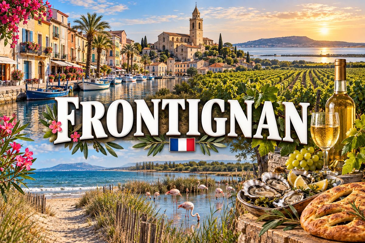 M2278 Magnet ville de France Frontignan