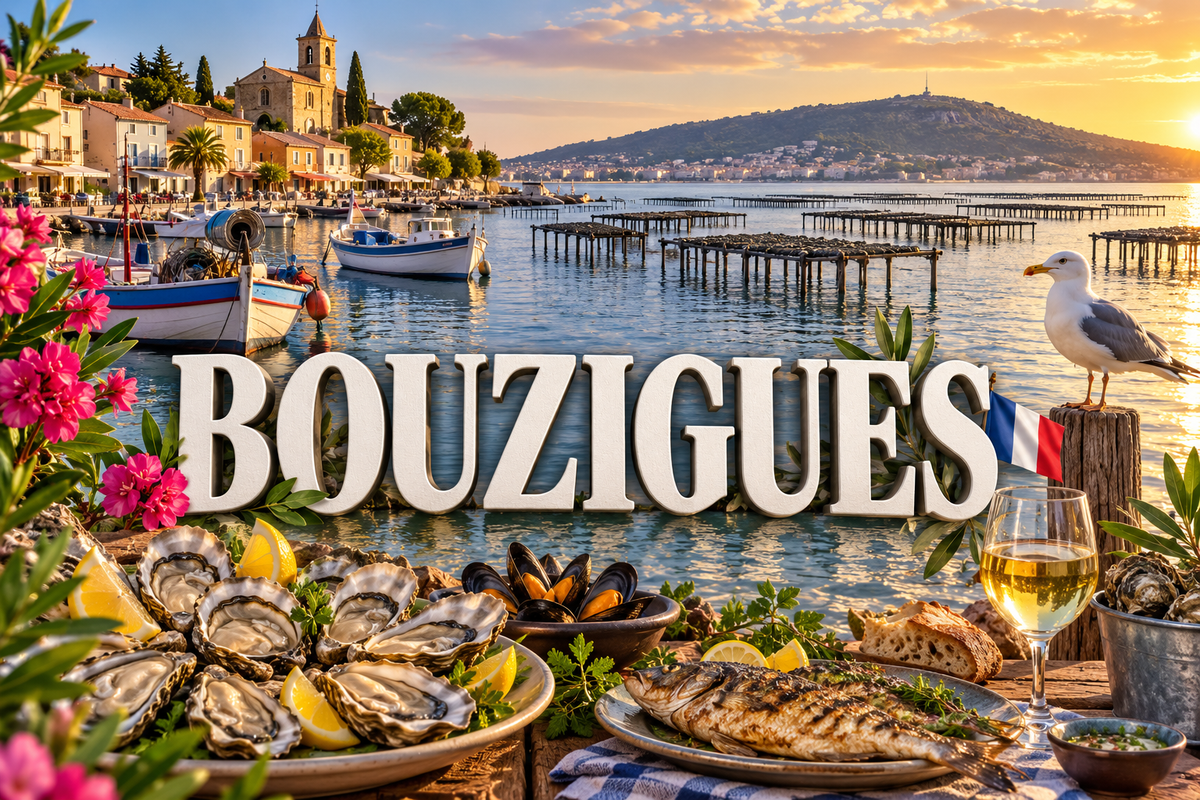 M2280 Magnet ville de France Bouzigues