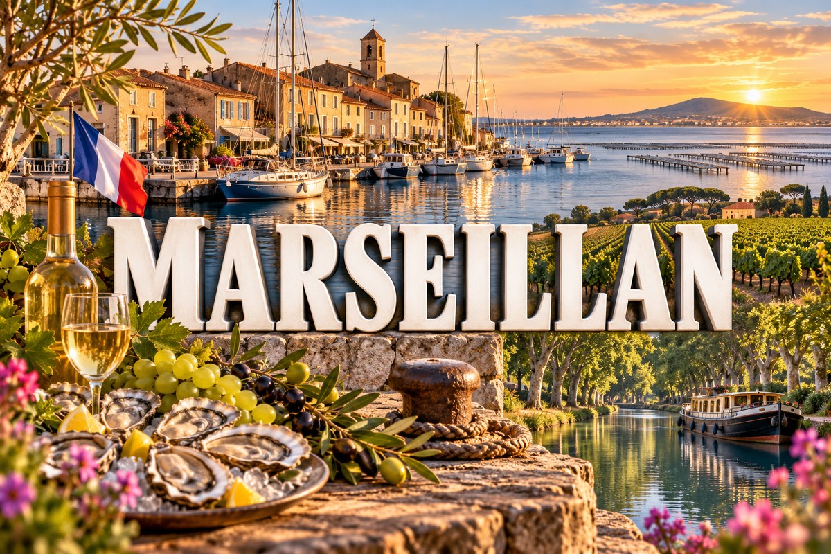M2283 Magnet ville de France Marseillan