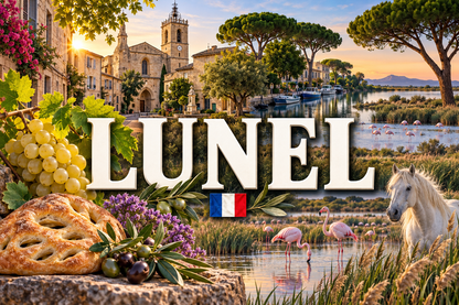 M2287 Magnet ville de France Lunel