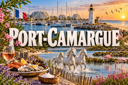 M2292 Magnet ville de France Port-Camargue