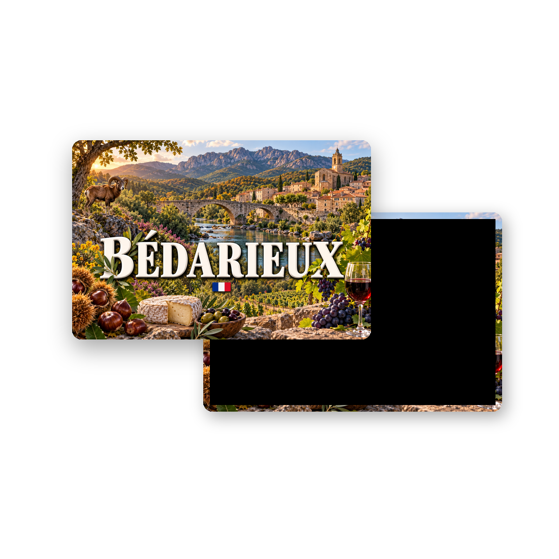 M2294 Magnet ville de France Bédarieux