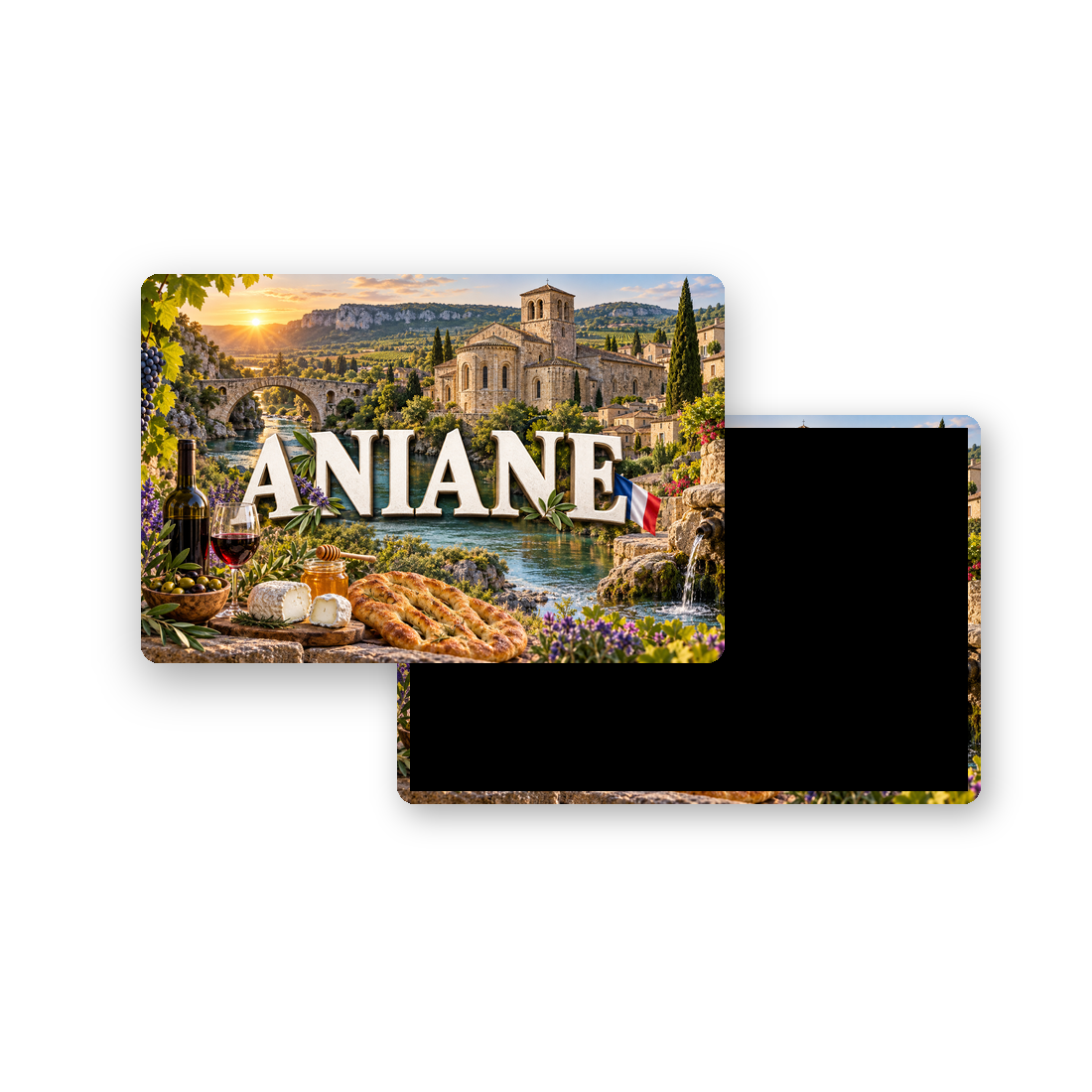 M2297 Magnet ville de France Aniane