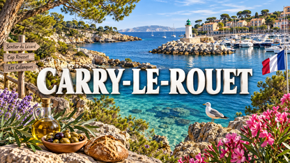 M2305 Magnet ville de France Carry-le-Rouet