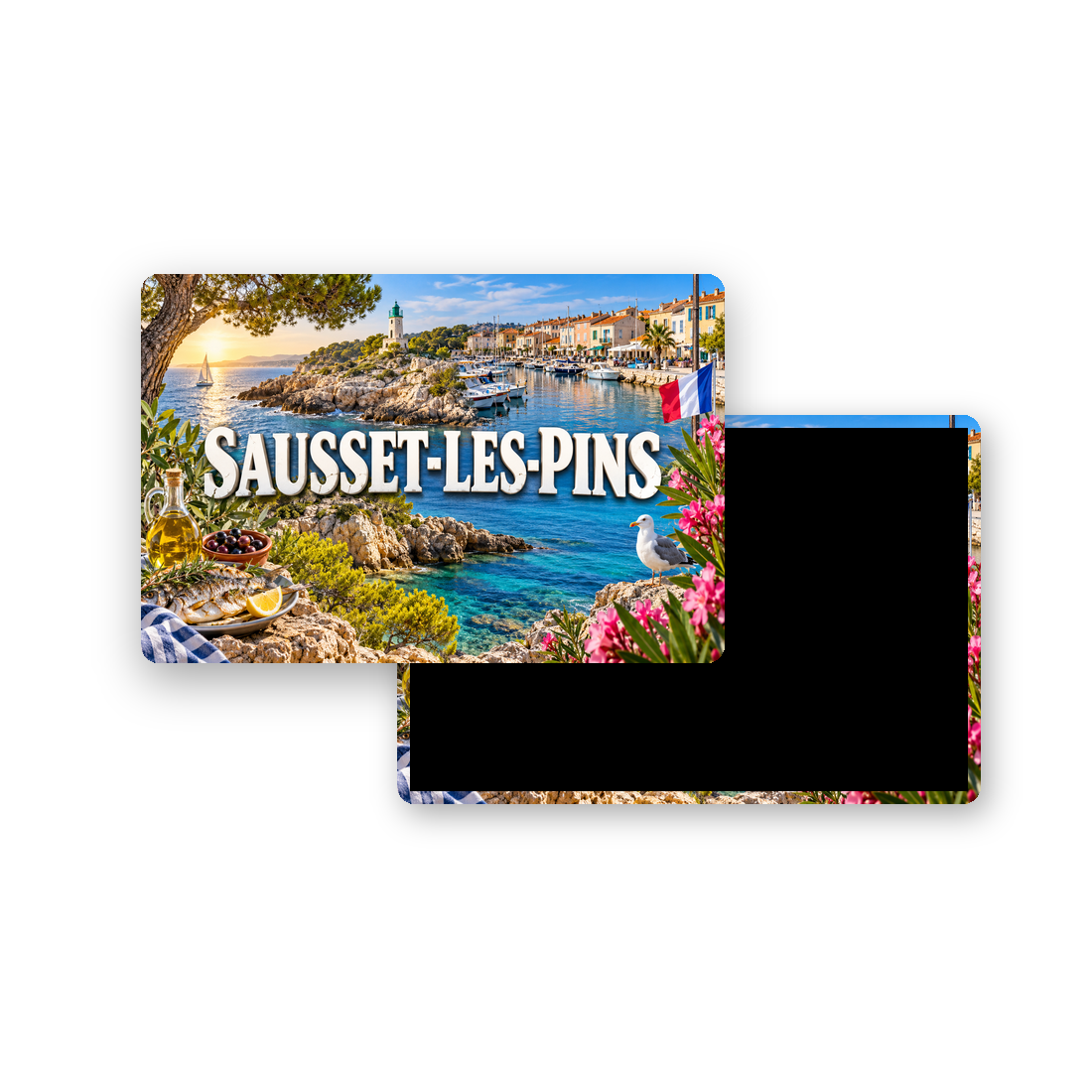 M2307 Magnet ville de France Sausset-les-Pins