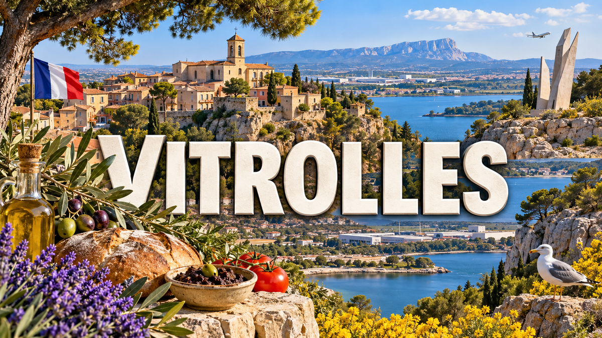 M2309 Magnet ville de France Vitrolles
