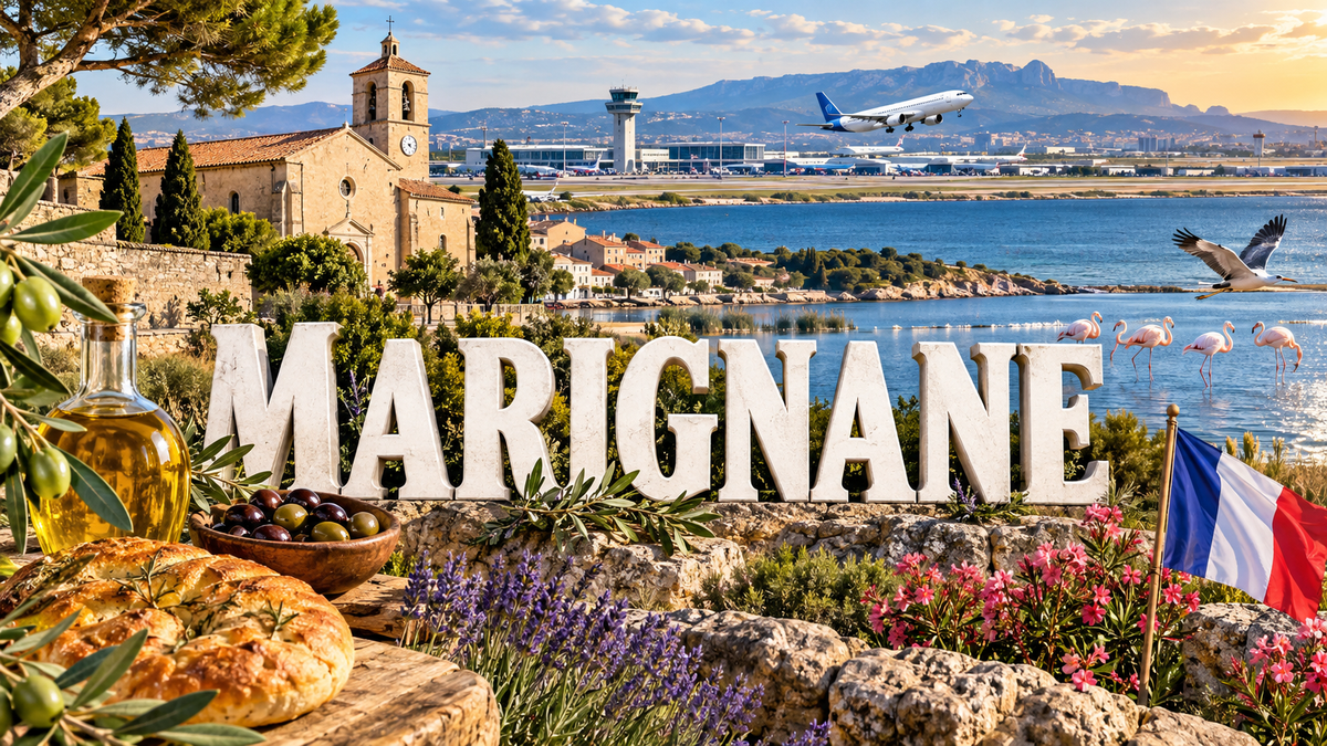 M2312 Magnet ville de France Marignane