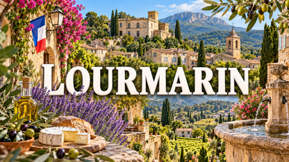 M2324 Magnet ville de France Lourmarin