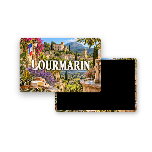 M2324 Magnet ville de France Lourmarin