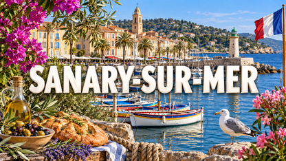 M2331 Magnet ville de France Sanary-sur-Mer