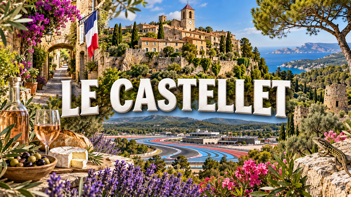 M2336 Magnet ville de France Le Castellet