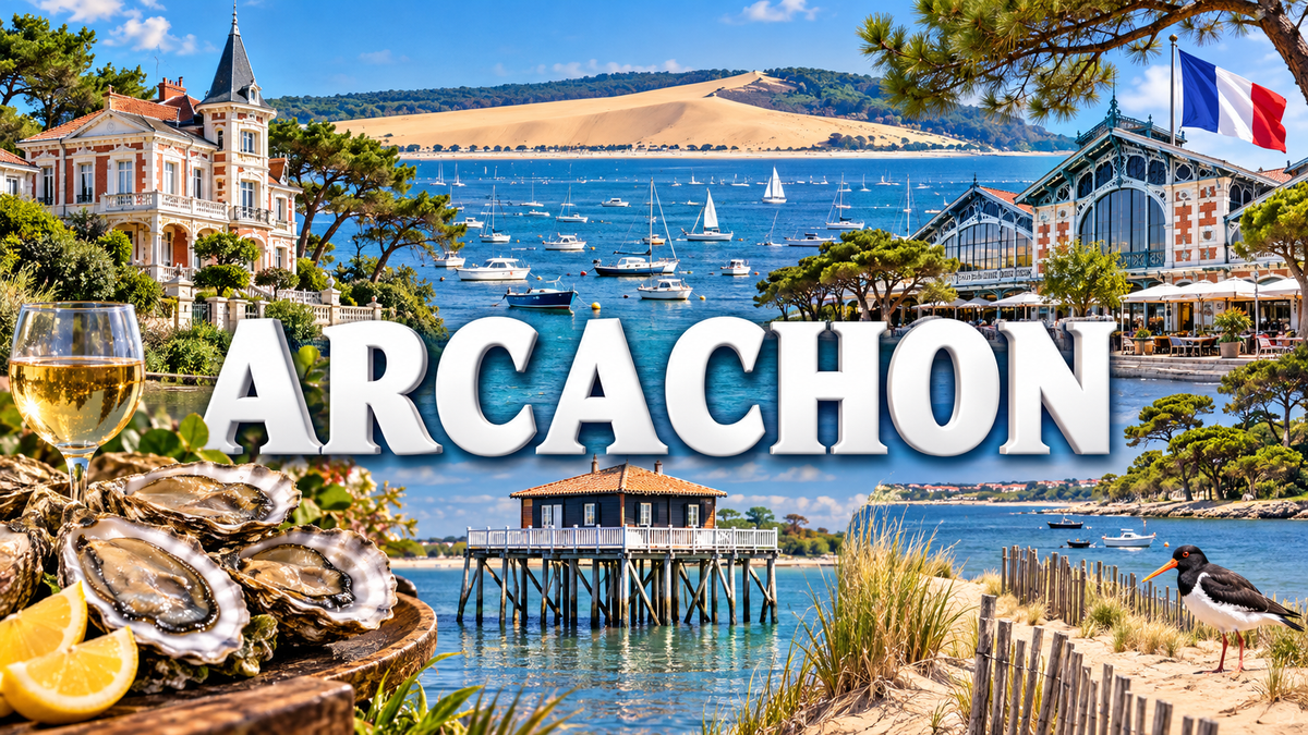 M2341 Magnet ville de France Arcachon